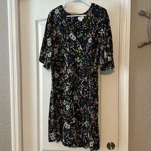 Floral Wrap Dress